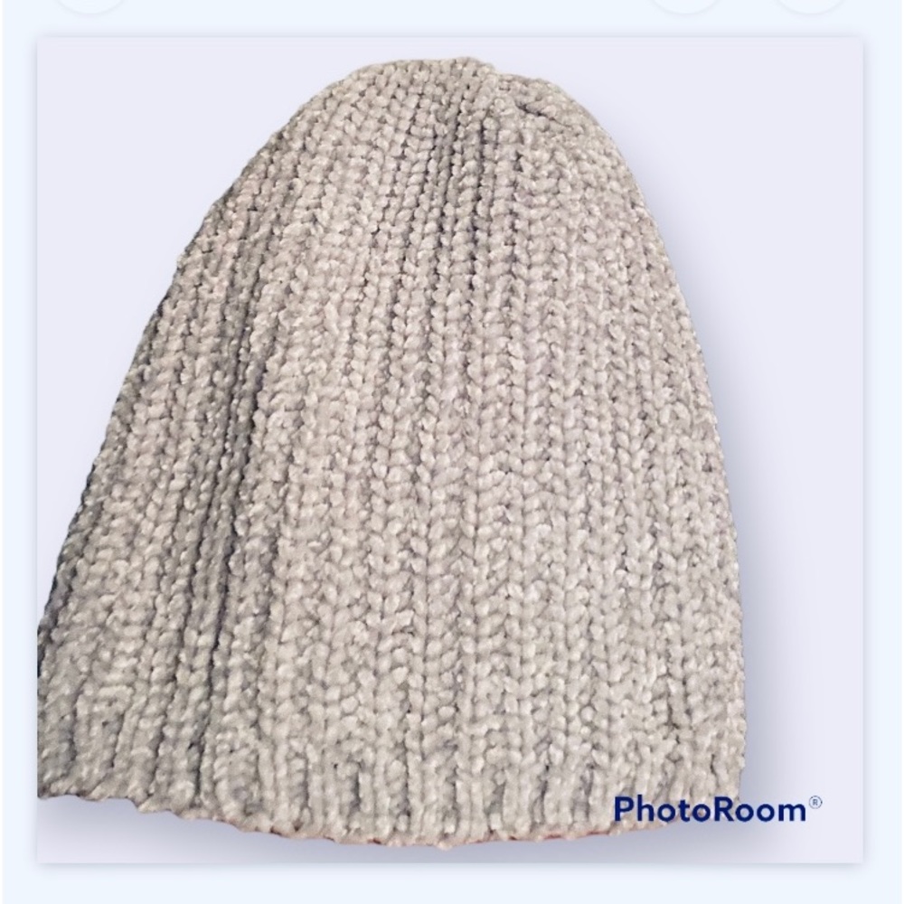 Ladies Tickled Pink Gray Beanie